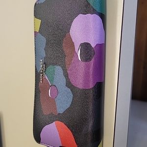 Kate Spade Spencer Floral Zip Around Collage Wallet